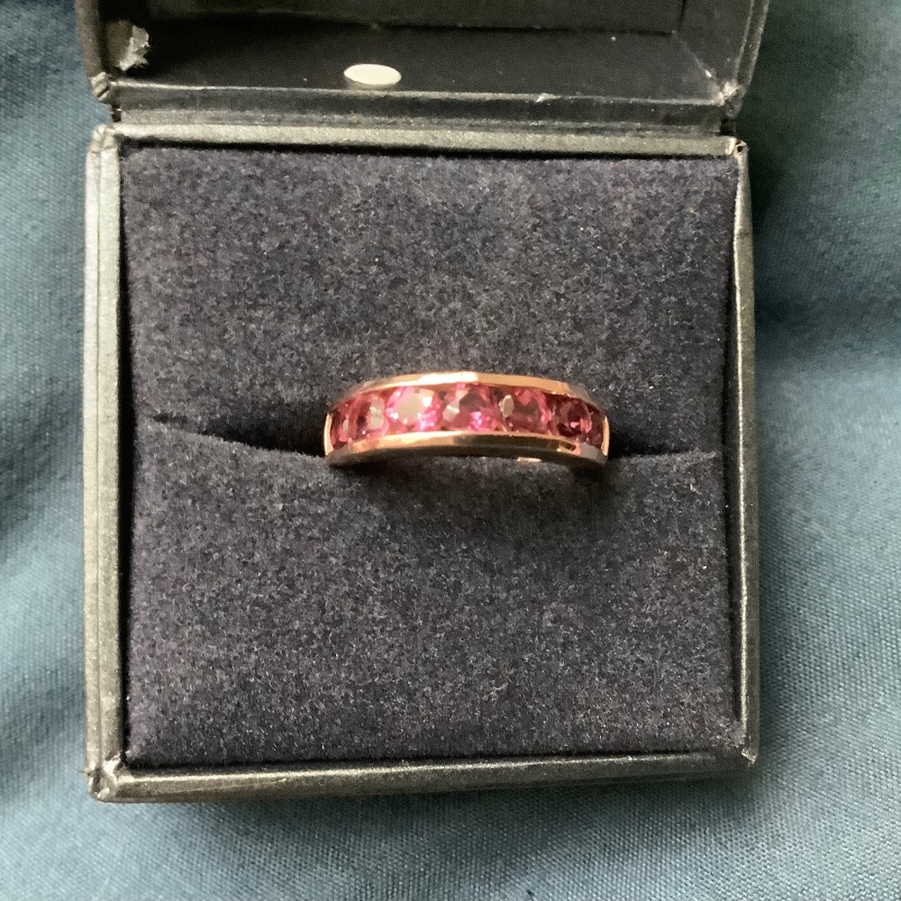 Rhodolite Garnet Ring